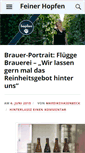 Mobile Screenshot of feinerhopfen.com